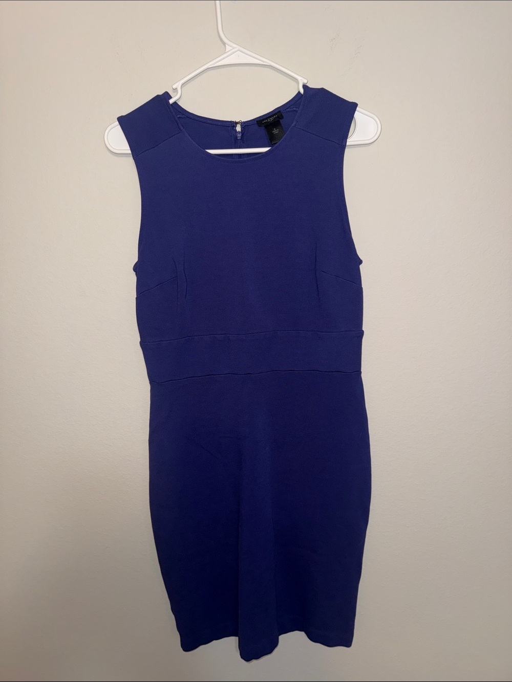Ann Taylor Purple Blue Sleeveless Sheath Dress - size 6